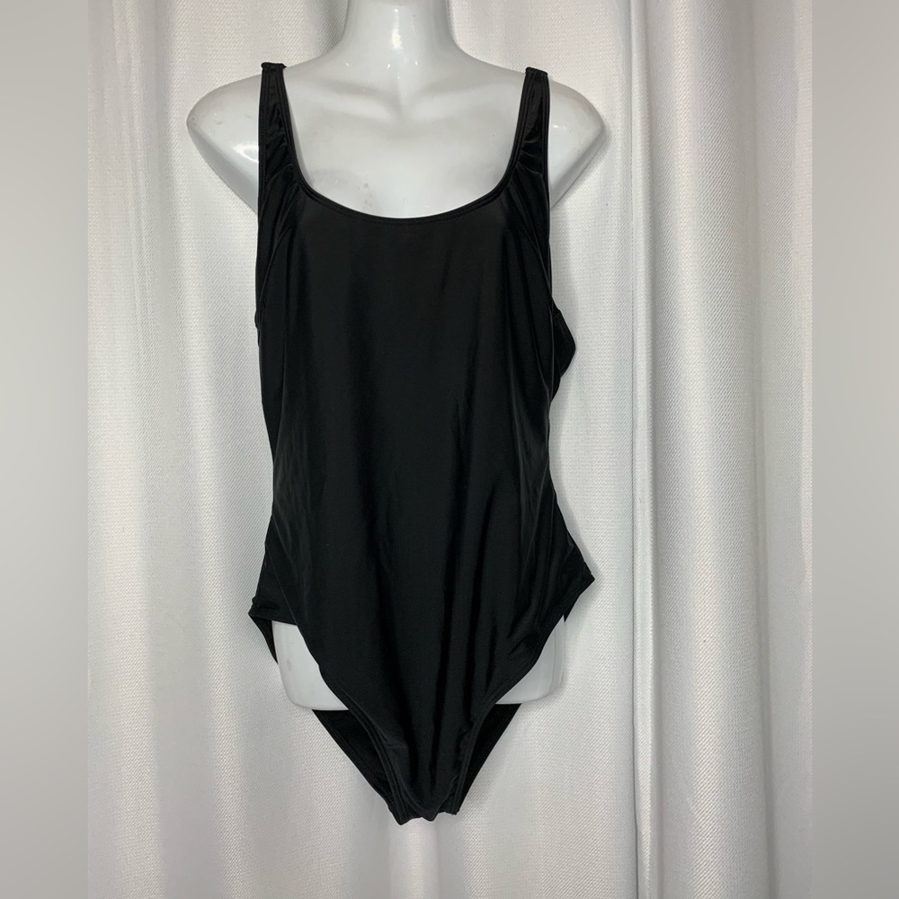 Black One-Piece Swimsuit